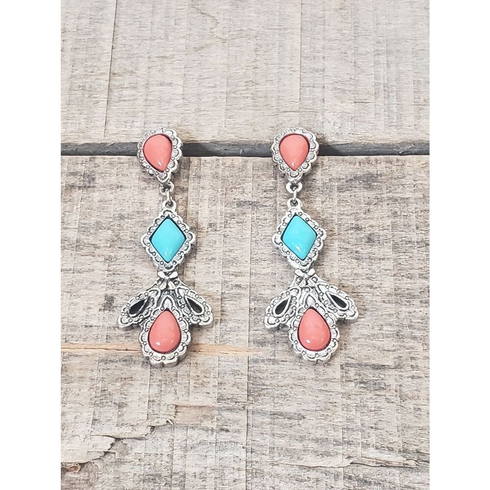 AVON 1993 American Spirit Earrings Southwest Style Pierced